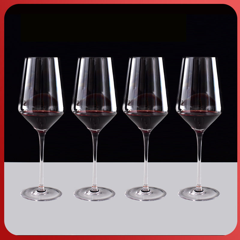 1500ml U Shape Crystal Wine Decanter Hand Blown Glass Set Includes 4 Glasses