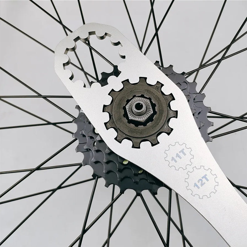Bicycle Cassette Lockring Removal Tool, Adjustable Cog Wrench for Bike Repair
