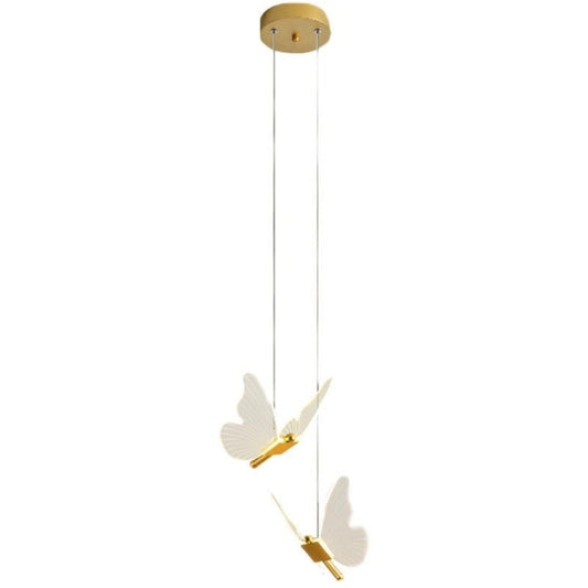 Butterfly LED Chandelier Minimalist Luxe Pendant Lighting Bedroom Dining Area