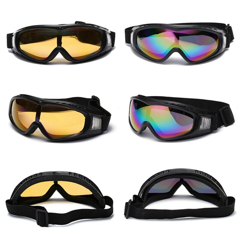 Motorcycle Racing Goggles UV Protection Scratch Resistant Clear Vision Outdoor