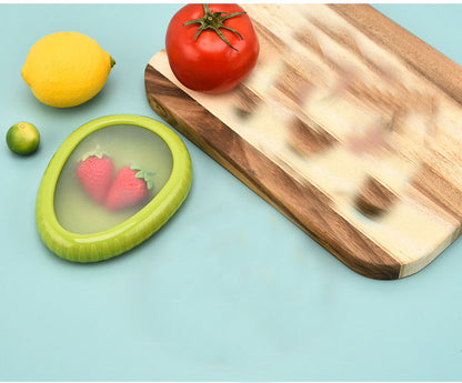 Avocado Fruit Preservation Box Sealed Silicone Film Lid Mini Fridge Storage