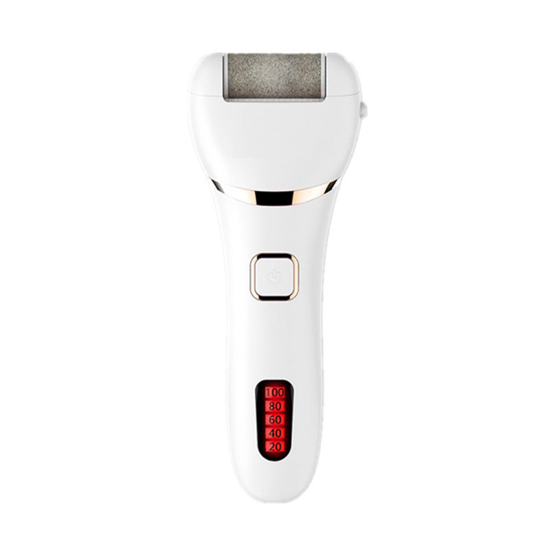 Rechargeable Electric Foot Grinder + 10pc Pedicure Tool Set Callus Remover