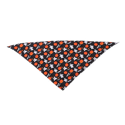 Adjustable Holiday Festive Pet Bandana Scarf Bib Seasonal Design for Dogs Cats