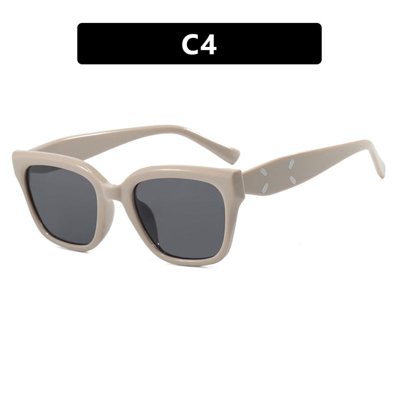 Women's Square Cat Eye Sunglasses UV Protection Retro Style Slim Face Shaping