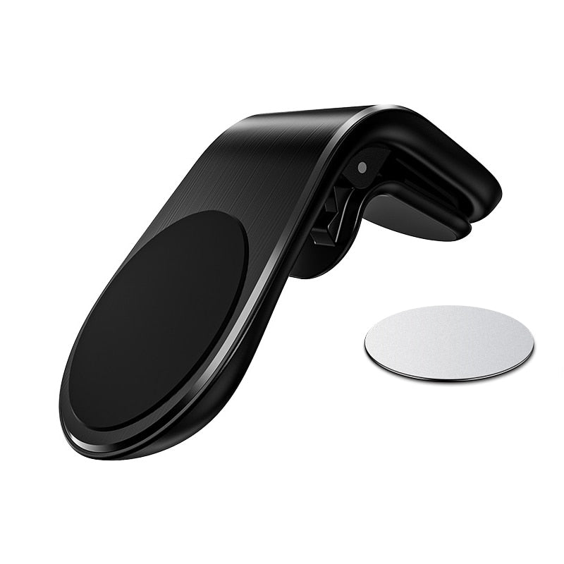 Magnetic Car Vent Phone Holder Clip Air Vent Mount Smartphones Metal Plates