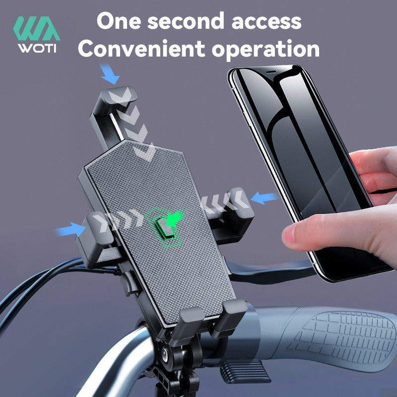 Motorcycle Scooter Bike Mobile Phone Holder Secure 360 Degree Rotatable Mount