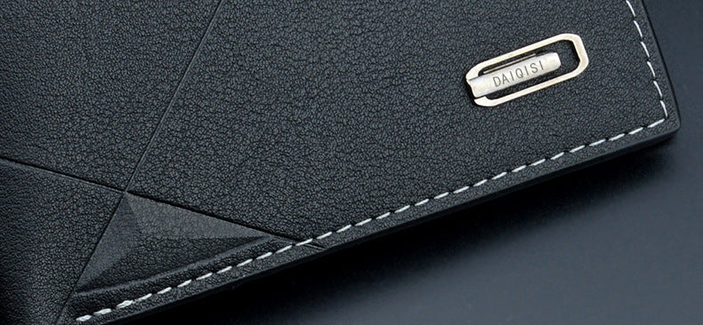 Men's Leather Men Wallet Slim RFID Blocking Credit Card Holder Secure Storage