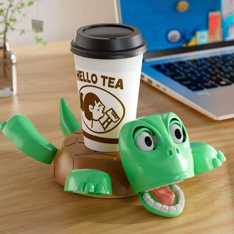 3D-Printed Turtle Coaster Stress Relief Insulated Mug Holder Home Office Decor