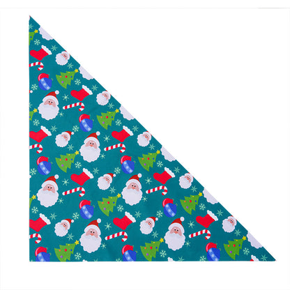 Adjustable Holiday Festive Pet Bandana Scarf Bib Seasonal Design for Dogs Cats