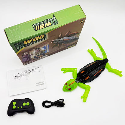 Remote Control Wall Climbing Gecko Robot Toy Enhanced Surface Grip Technology