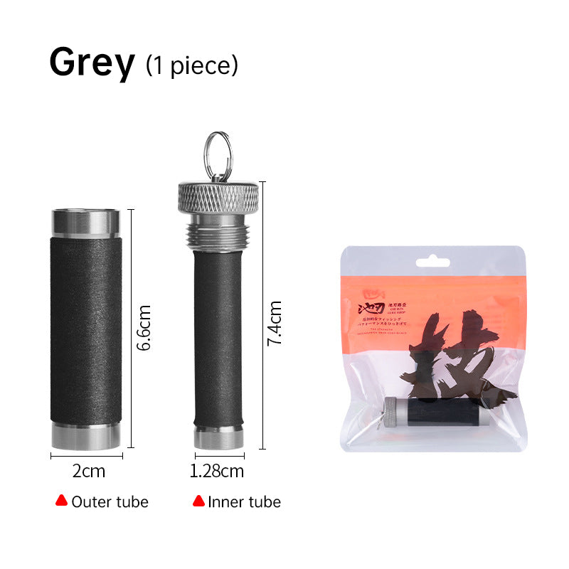 Aluminium Alloy Fishing Knot Puller Tool Anti-Slip Rubber Hand Protector Grip