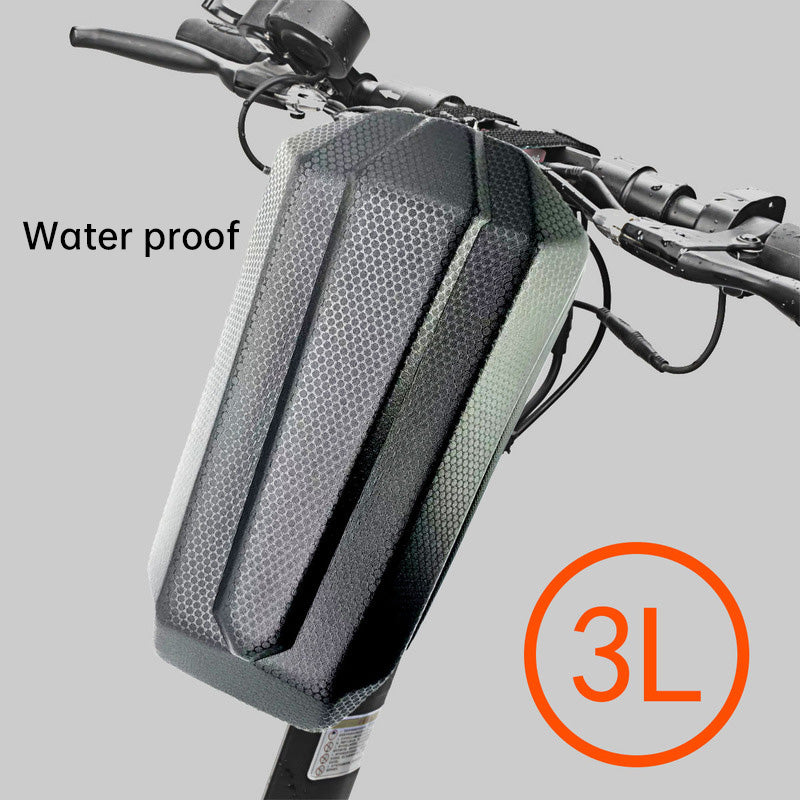 Waterproof Electric Scooter Front Storage Bag 3L 4L Hard-Shell Bike Accessory