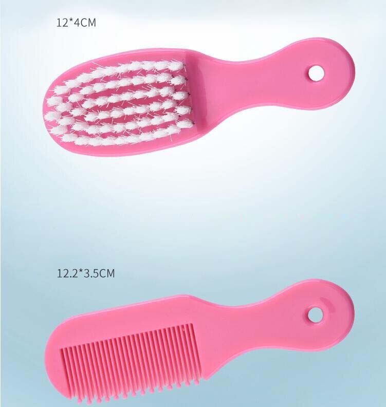 8pcs Baby Grooming Kit Nail Scissors, Brush & Comb, Health Tools, Toddler Gift Set