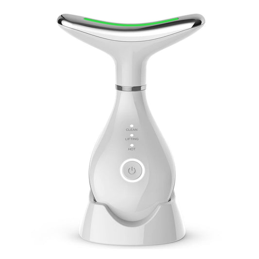 EMS Neck Face Lifting Machine Skin Tightening Massager LED Photon Facial Device