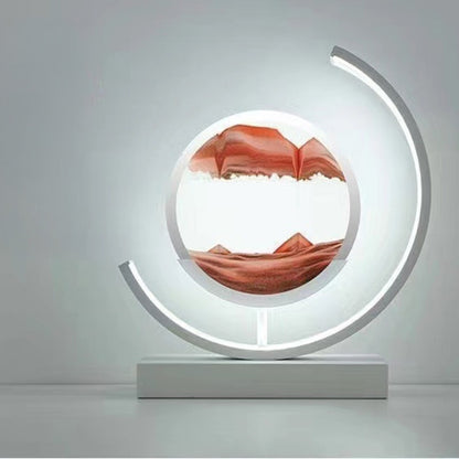 LED Flowing Sand Art Painting Lamp, Illuminated Night Light for Home Decoration