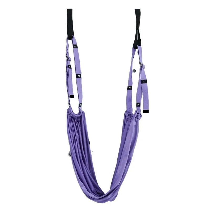 Aerial Yoga Hammock Swing Door Stretch Belts Rope Adjustable Strap Hanging Kit