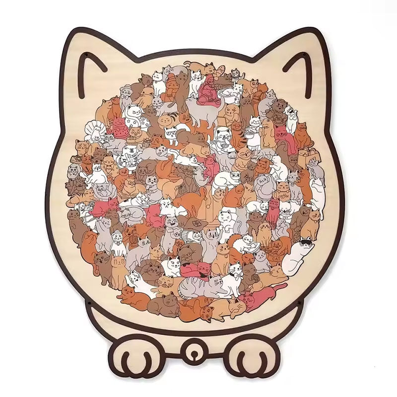 Morandi Cat 135 Piece Puzzle Brain Training Family Interaction Game Gift
