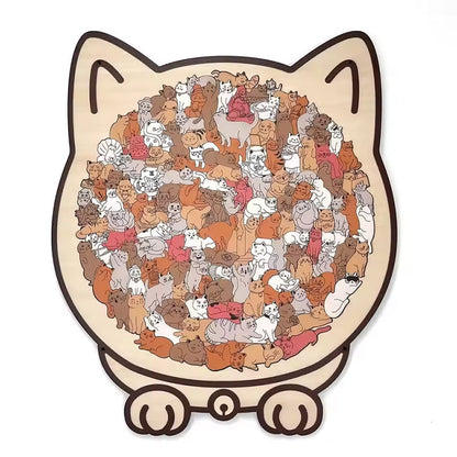 Morandi Cat 135 Piece Puzzle Brain Training Family Interaction Game Gift