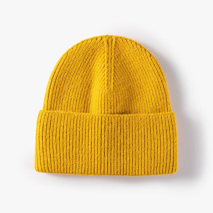 Unisex Knitted Beanie Hat for Winter and Autumn, Warm Outdoor Fashion Accessory