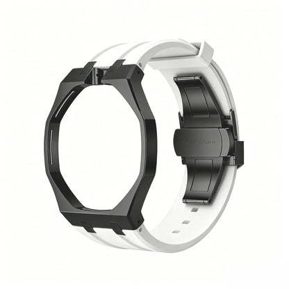 For AP x Swatch Royal Pop Metal Case Silicone Strap 3 12 Crown Steel Clasp