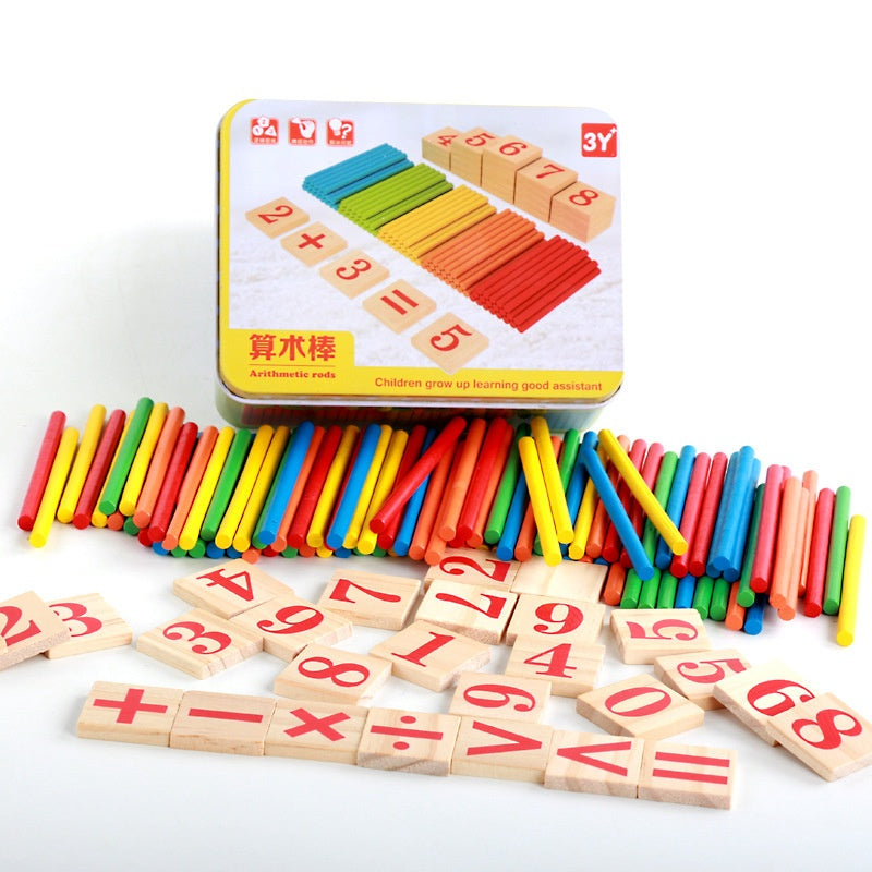 Children Arithmetic Sticks Counting Baby Math Teaching Magnetic Educational Toy