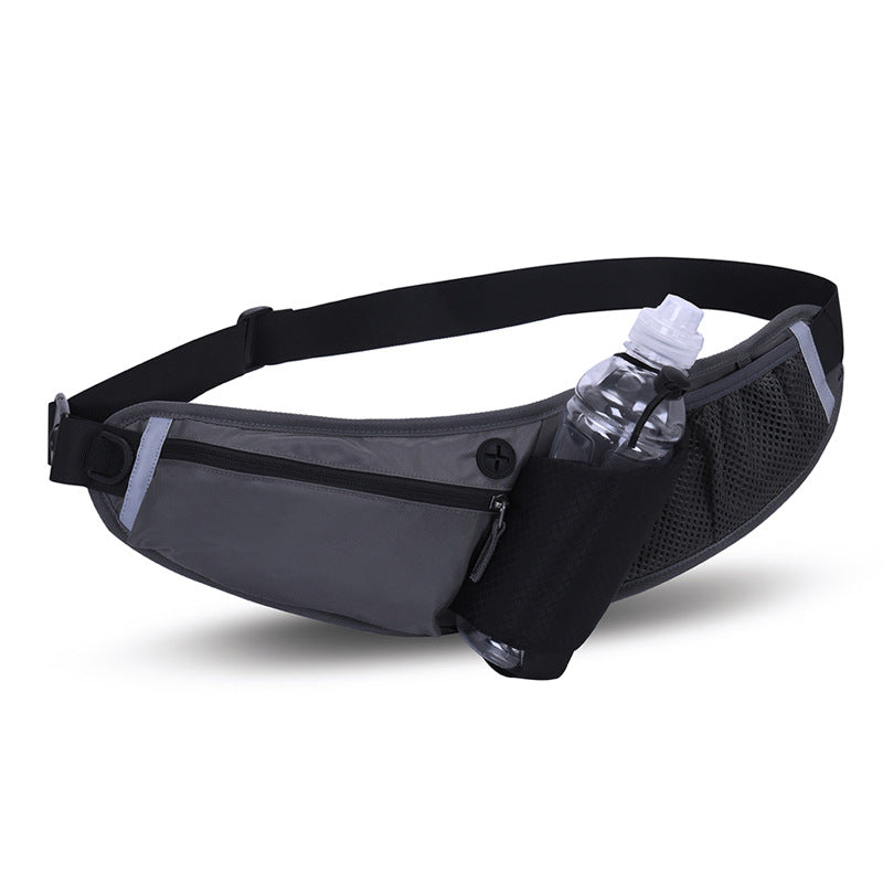 Adjustable Hydration Running Waist Pack Water Bottle Holder Storage Pockets Sport