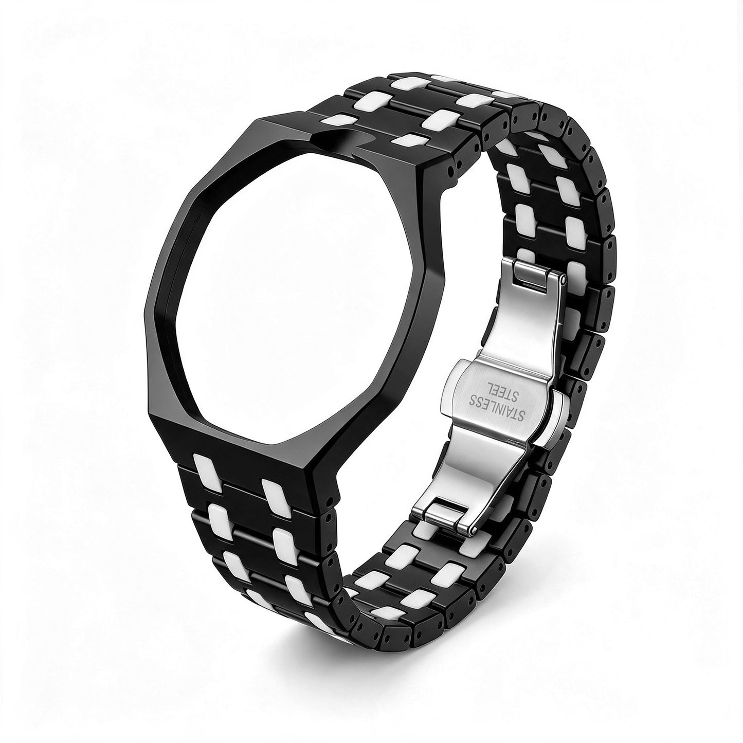 Fits AP x Swatch Royal Pop Watch Case Strap Band Mod Kit Octagonal Strip