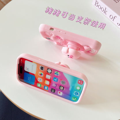 Cartoon Shockproof Silicone Case For iPhone 17 16 15 14 13 12 11 Pro Max Protection