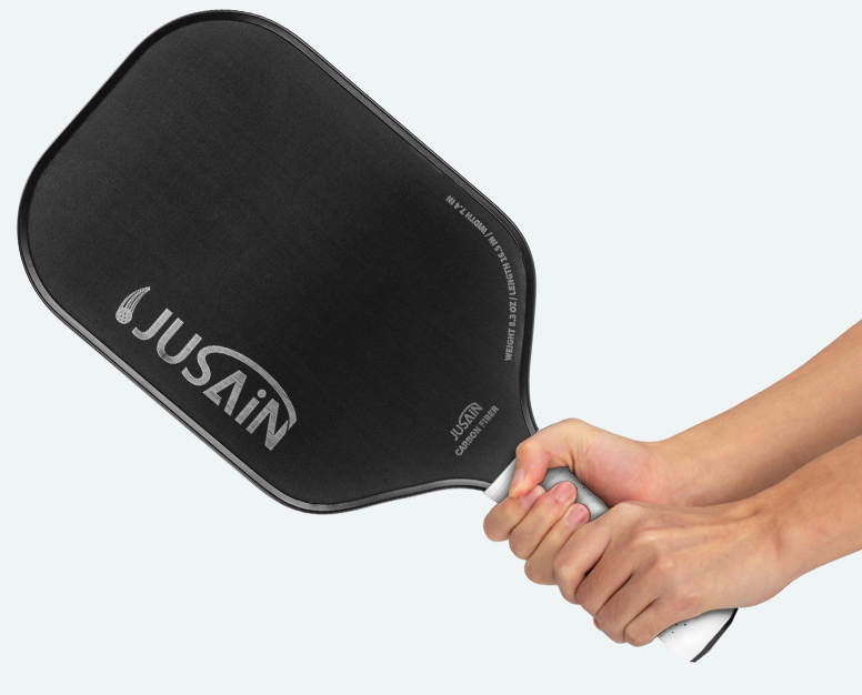 USAPA Pro Racket Carbon Fibre Teflon Pickleball Paddle Rough Surface Spin