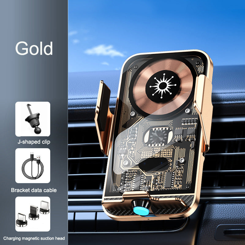 Wireless Car Charger C11 Infrared Induction Mount Smartphone Navigation Support