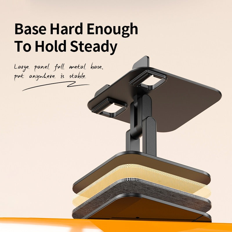 Aluminium Phone Stand For iPad Metal Base Three-Axis Adjustable 360° Rotation