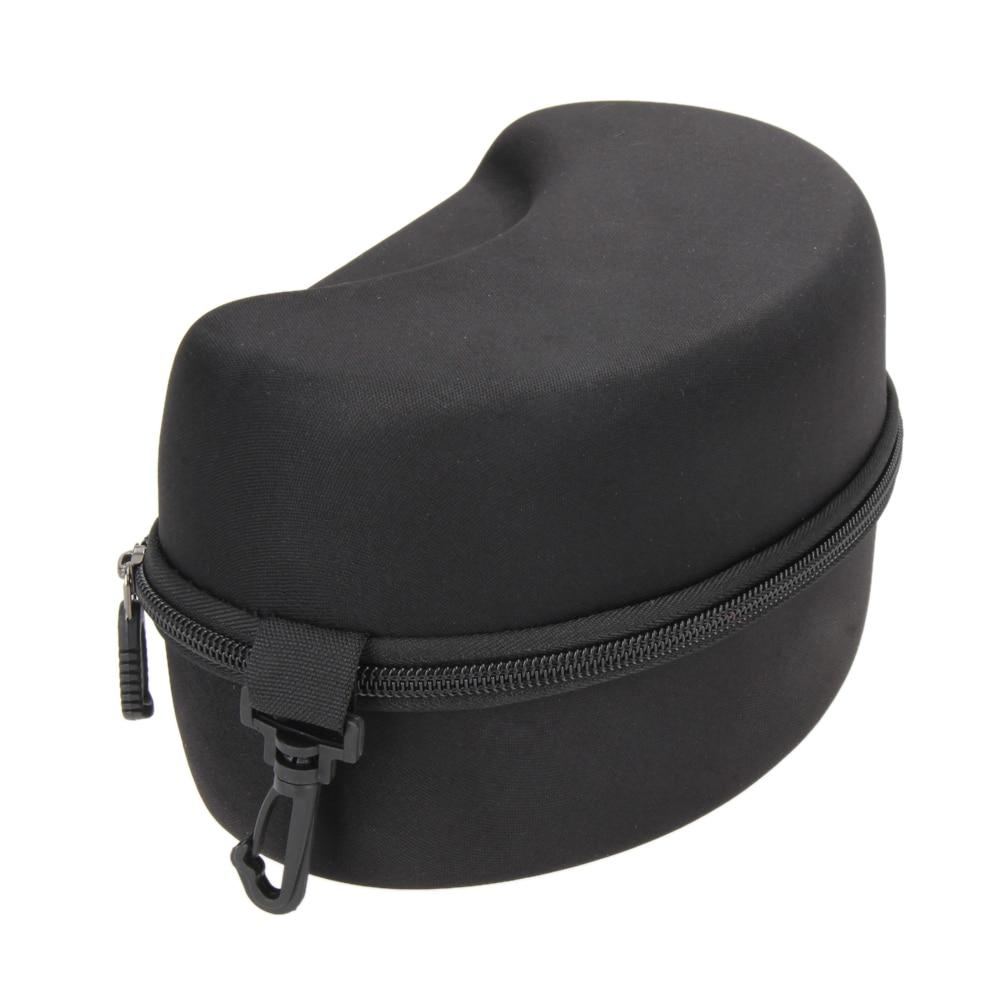 EVA Ski Goggle Case Durable Scratch Crush Resistant Zip Secure Portable Hook