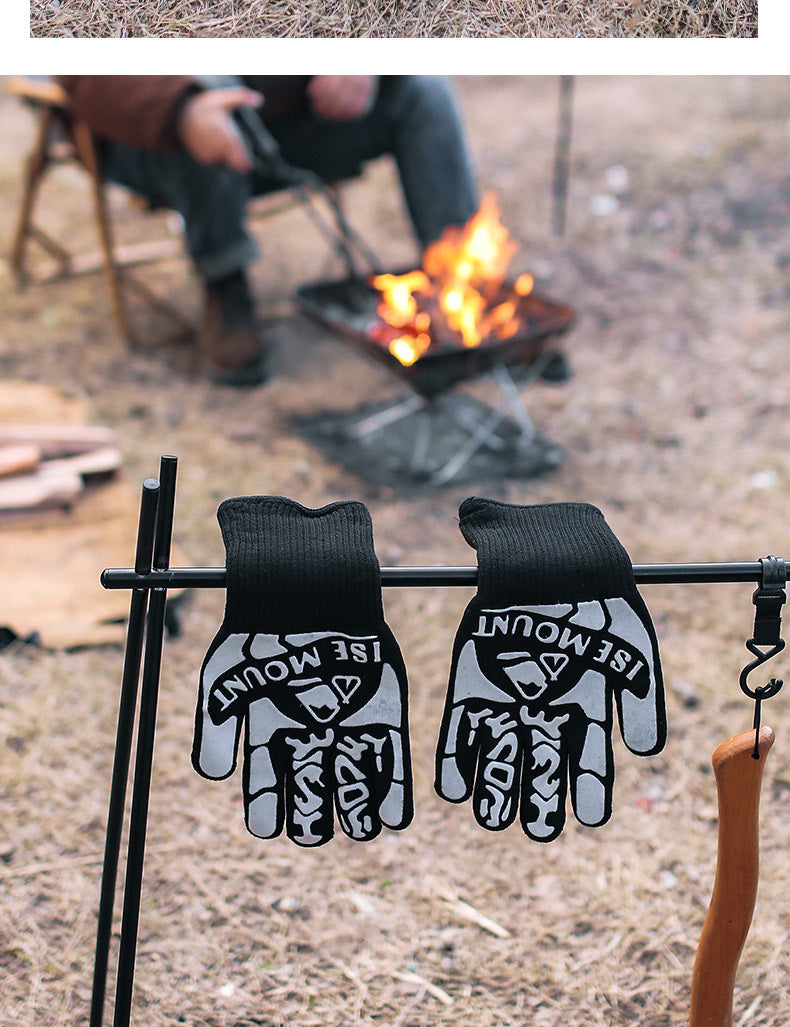 Silicone BBQ Gloves Offering Thermal Resistance Maximum 800 Degrees Protection