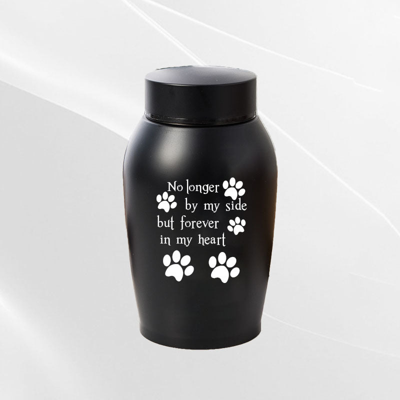 Stainless Steel Pet Memorial Urn Moisture Proof Portable Ash Keepsake Small Pets