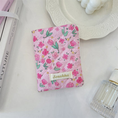 Cartoon Embossed Passport Holder with Secure Travel Card and Document Storage