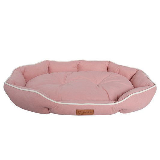 Extra Large Dog Bed Cushion | Shiba Inu Comfort Sleep Mat | Suede Texture Fabric