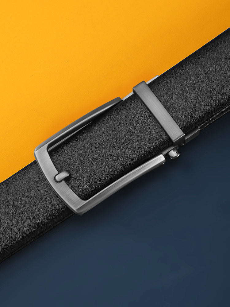 Genuine Leather Belt with Pin Buckle for Men Classic and Durable Design Premium