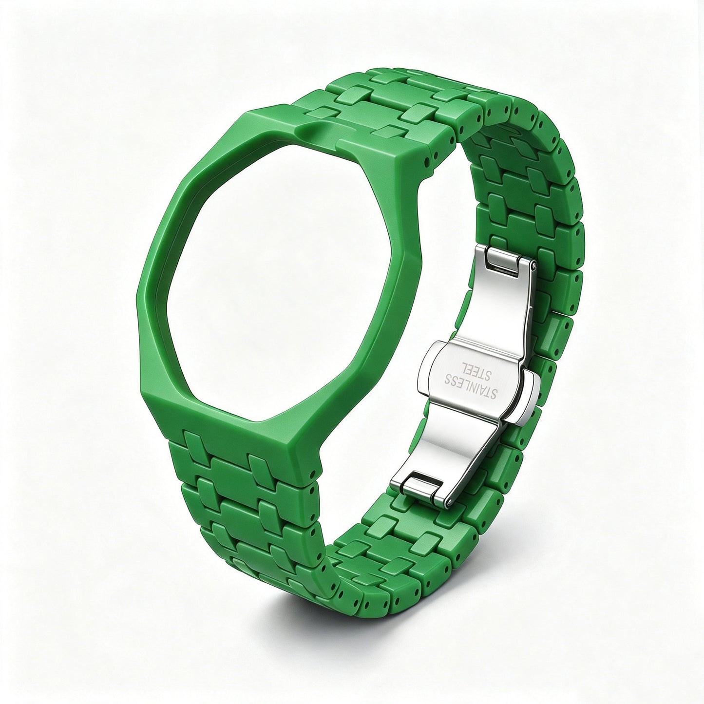 Fits AP x Swatch Royal Pop Watch Case Strap Band Mod Kit Octagonal Strip