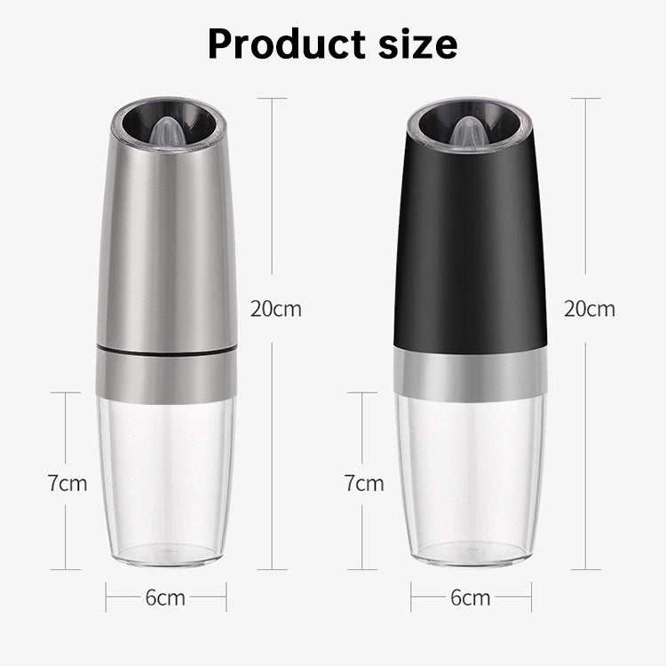 Electric Spice Grinder Automatic Gravity-Operated LED Light Adjustable Coarseness