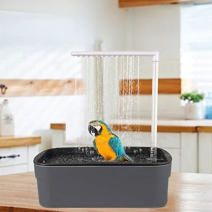Automatic USB Electric Bird Bath Circulating Water Shower for Parrot Hygiene