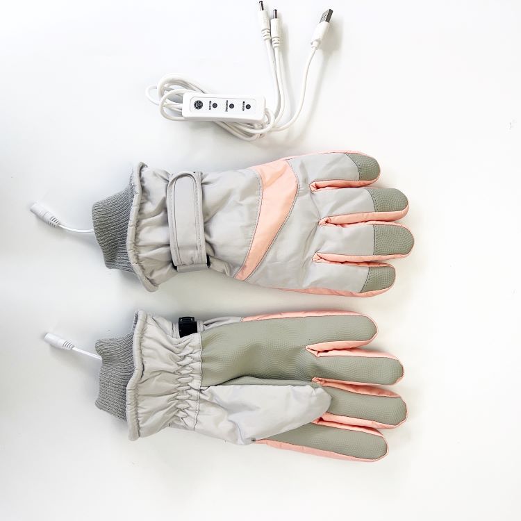Heated Ski Gloves USB Electric Winter Waterproof Touchscreen Anti-Slip
