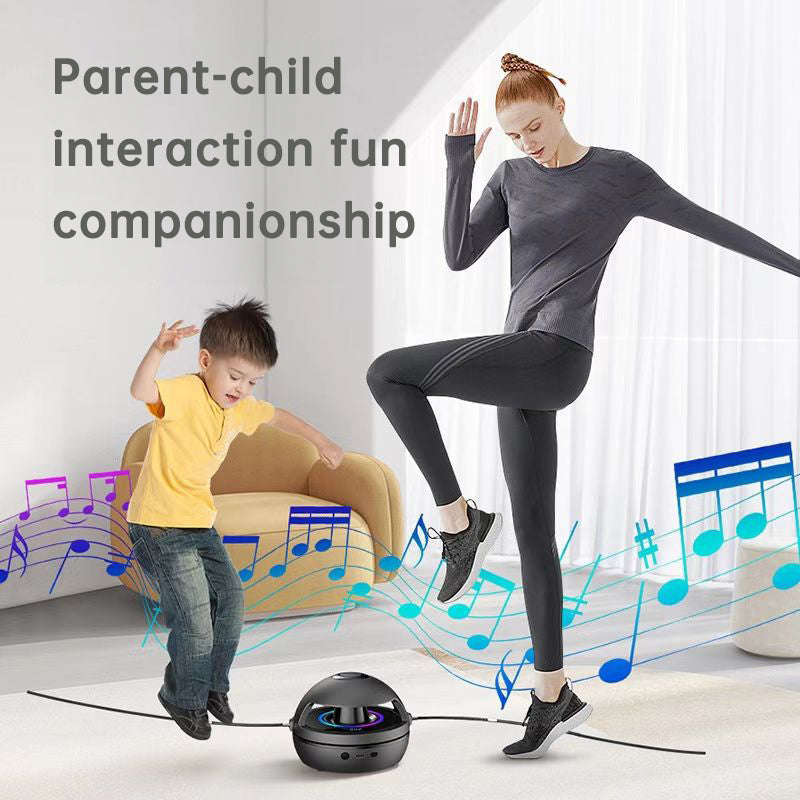 Smart Jump Rope Machine 10-Level Adjustable Speed LED Display Bluetooth Sync