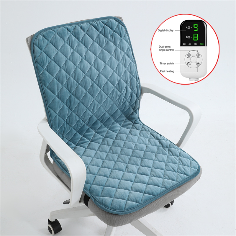 Heated Seat Cushion 220V Electric Pad Office Chair Heating Element Smart Timer