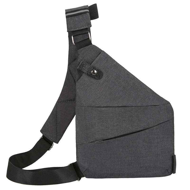 Sports Waist Bag Lightweight Shoulder Chest Pack Anti-Theft Secure Travel Pouch