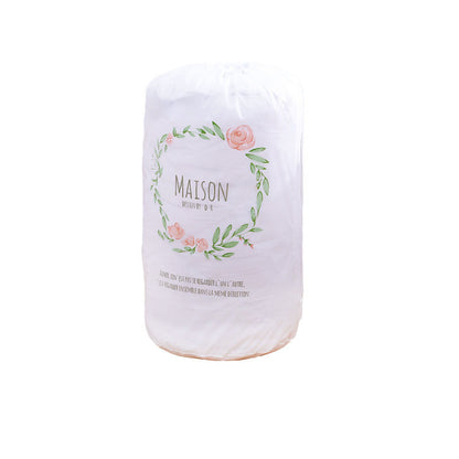 Large Cylindrical Quilt Storage Bag Drawstring Peva 43cm 82cm Printed Designs