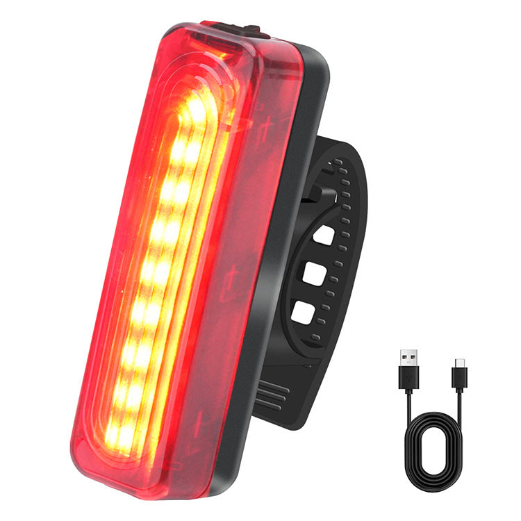Type-C Rechargeable LED Bicycle Taillight Night Riding Visibility Safety Light