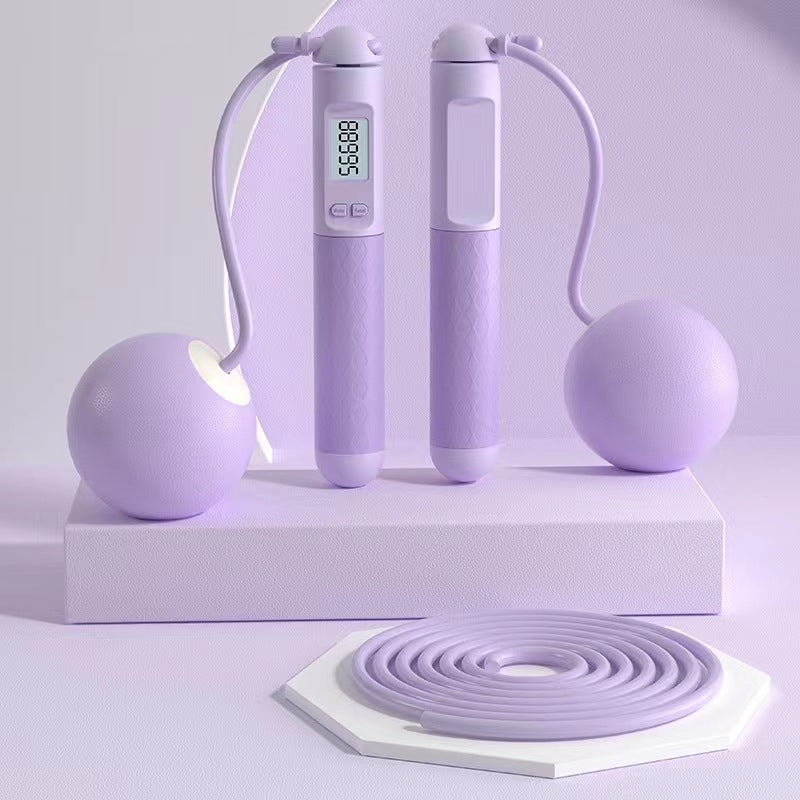 Digital Exercise Skipping Rope Calorie Counter Speed Control Workout Accessory
