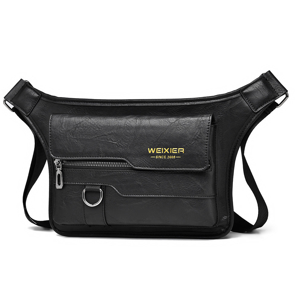 Men's Waterproof Chest Bag Crossbody Shoulder Sling Travel Storage Organizer Pouch