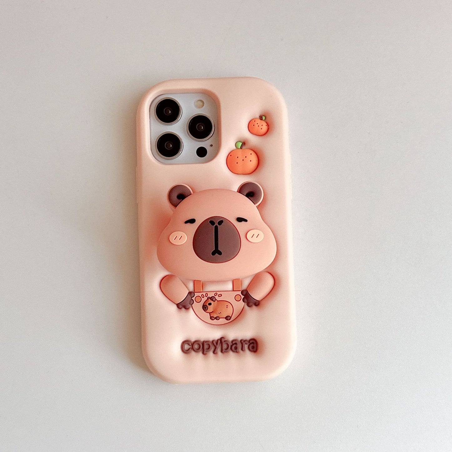 Capybara Silicone Protective Case Cover Fits iPhone 17 Pro Max 16 15 14 13 12 11