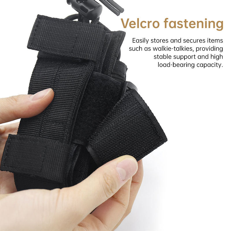 Heavy Duty MOLLE Radio Case Tactical Utility Waist Pack Walkie Talkie Holster